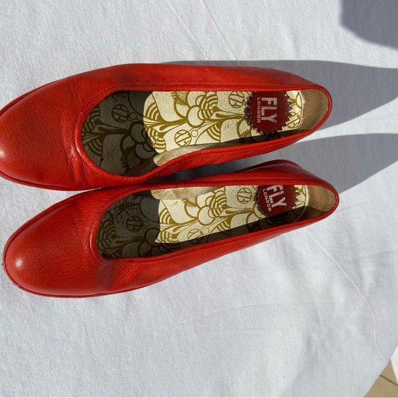 Fly London peep toe wedges - Picture 4 of 9